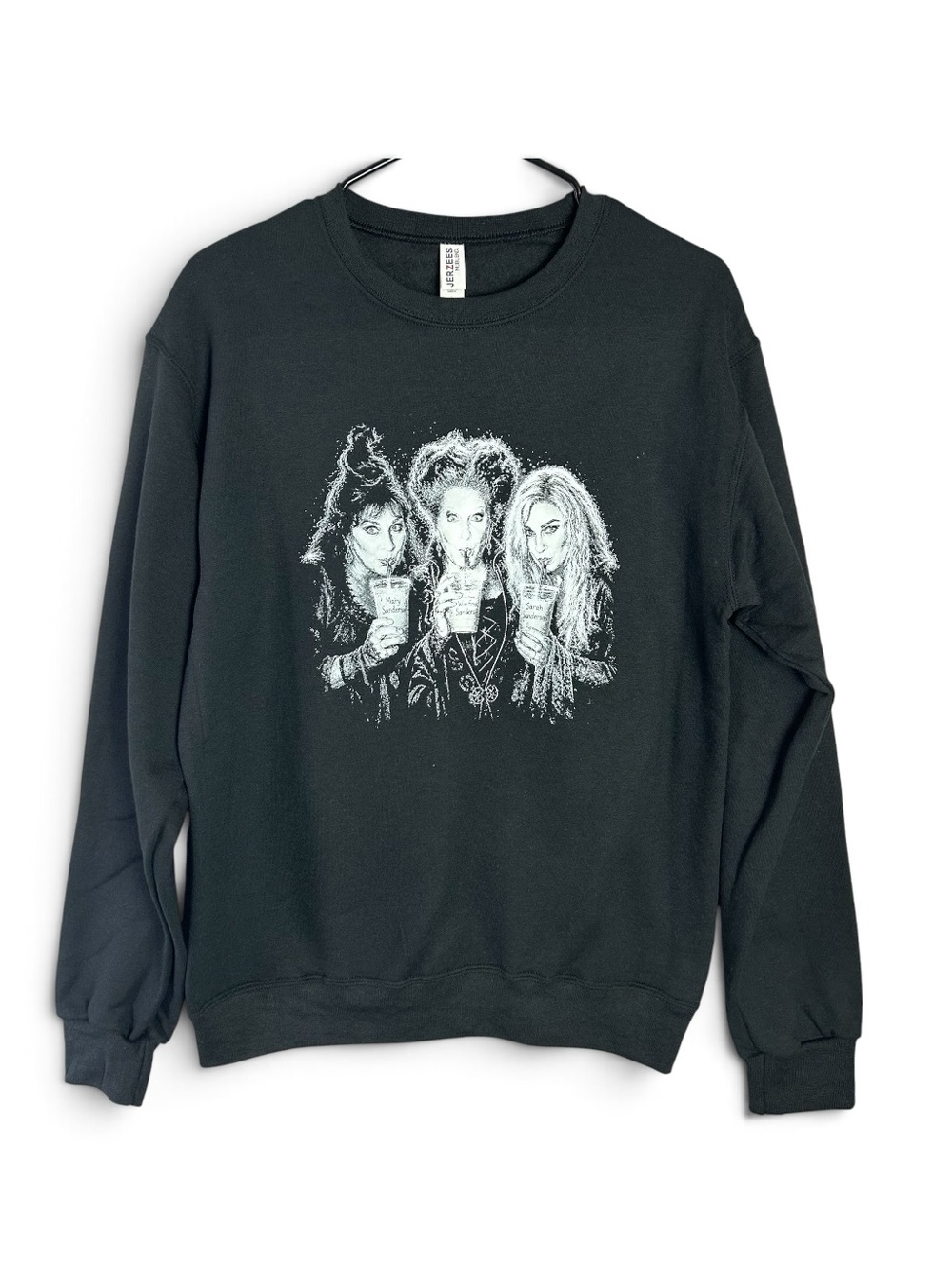 NEW Hocus Pocus Sanderson Sisters Graphic Halloween Crewneck Sweatshirt